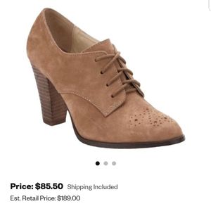 Ecote suede oxford boots booties